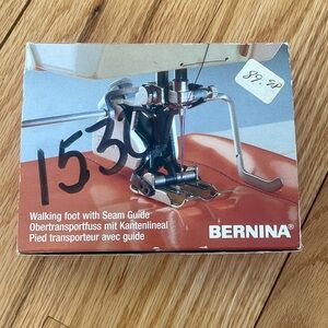 Genuine Bernina walking foot with seam guide
